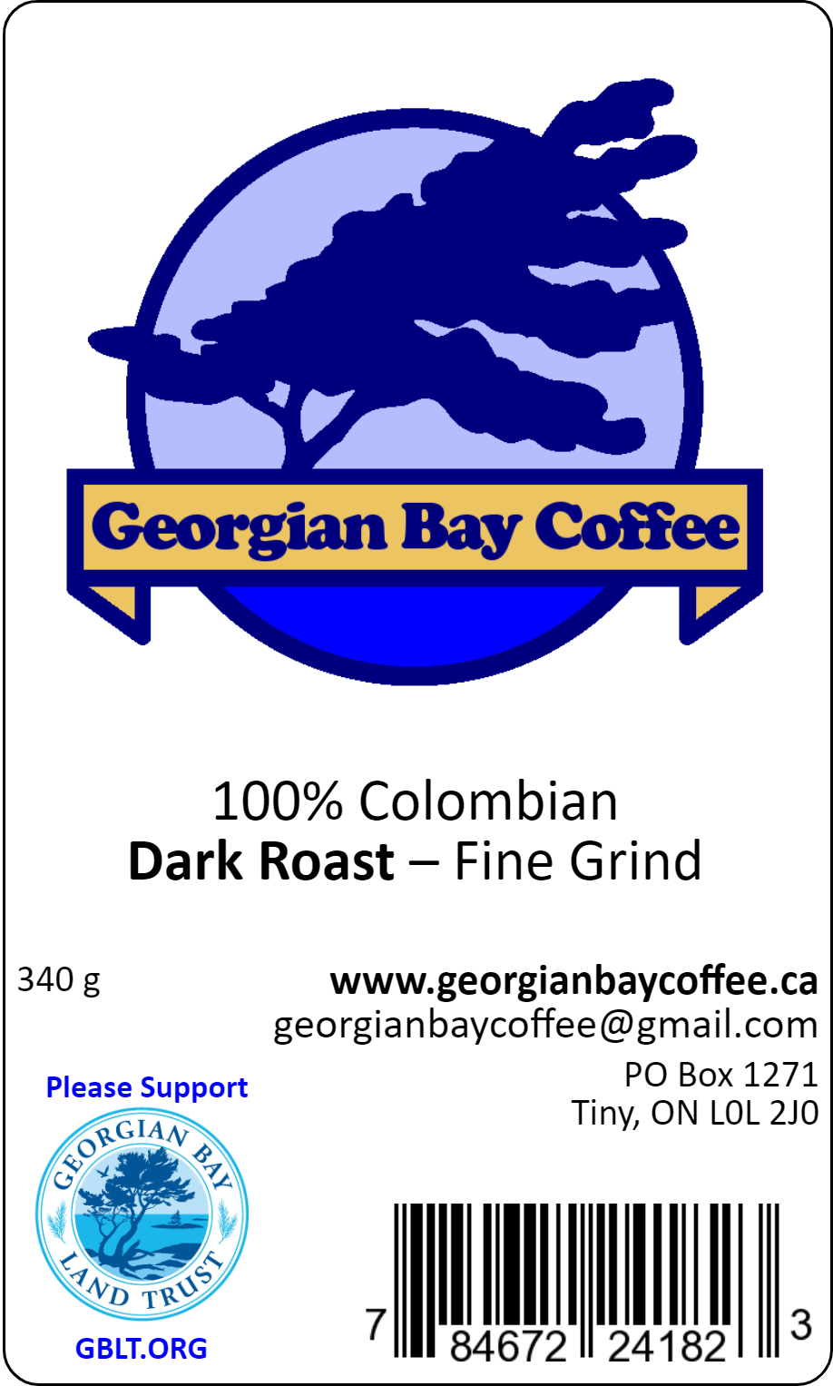 100% Colombian Coffee - Dark Roast