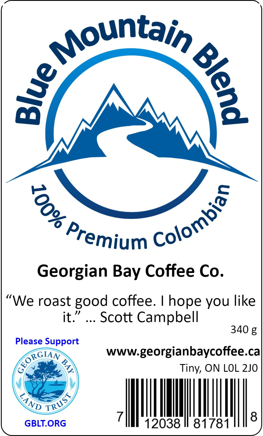 100% Colombian Coffee - Blue Mountain - Fine Grind
